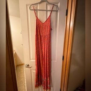 Floral spaghetti strap jumpsuit